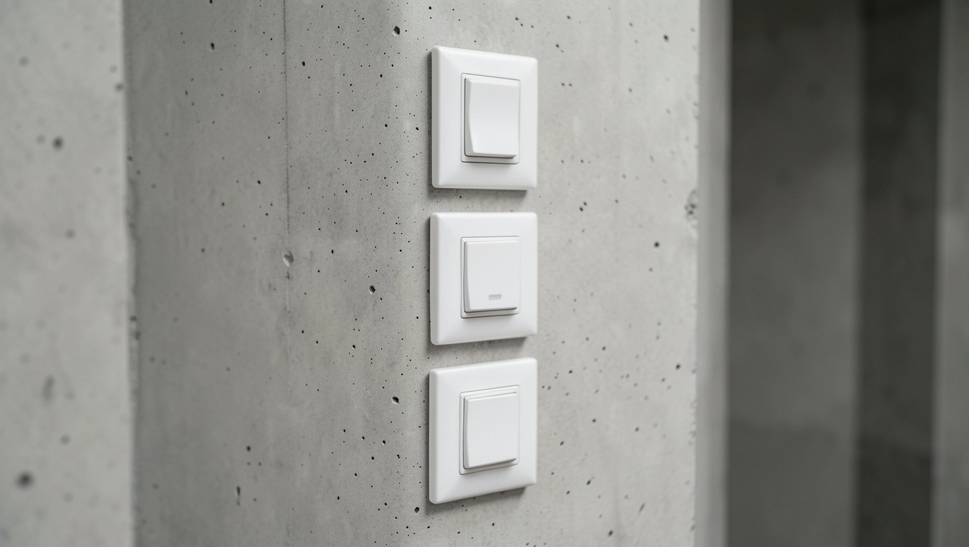 3 wyłączniki schodowe
