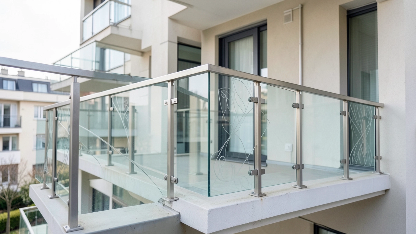 Ażurowe Balustrady ze Szkła i Metalu