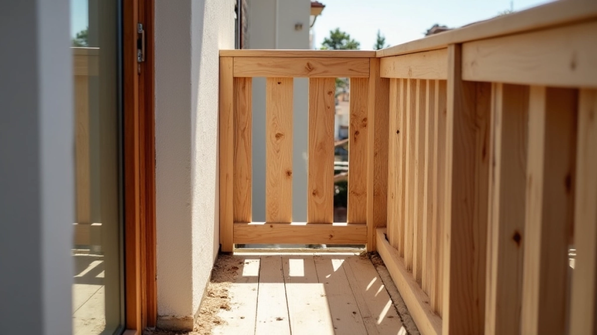 balustrada balkonowa diy