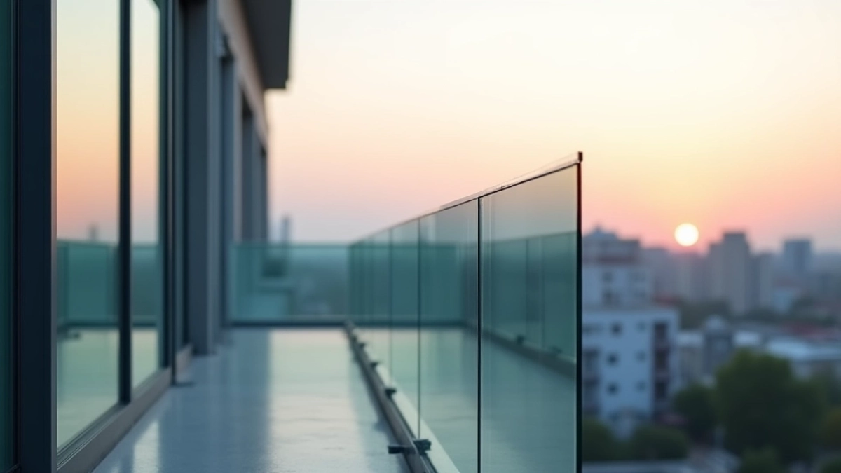 balustrada balkonowa szklana