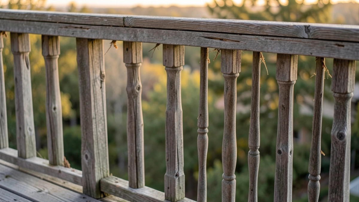 balustrada drewniana tarasowa