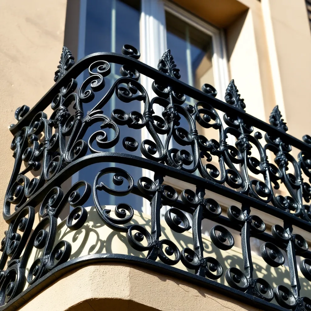 Balustrada kuta na balkon