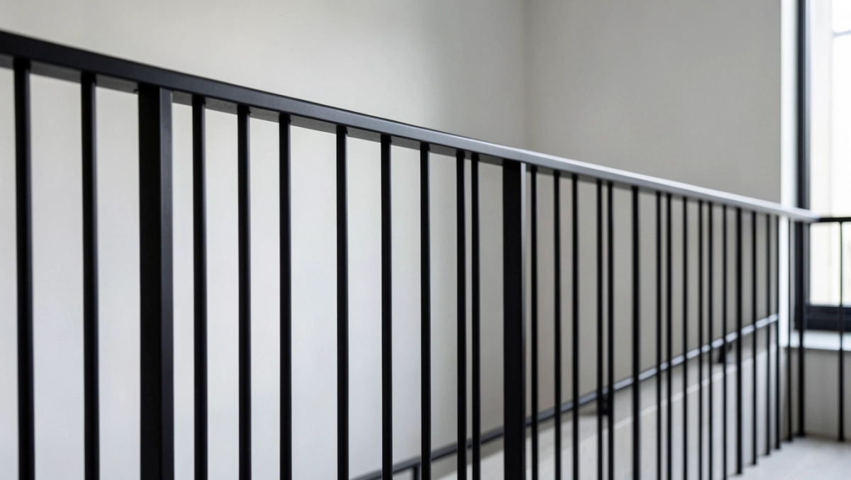 balustrada metalowa czarna