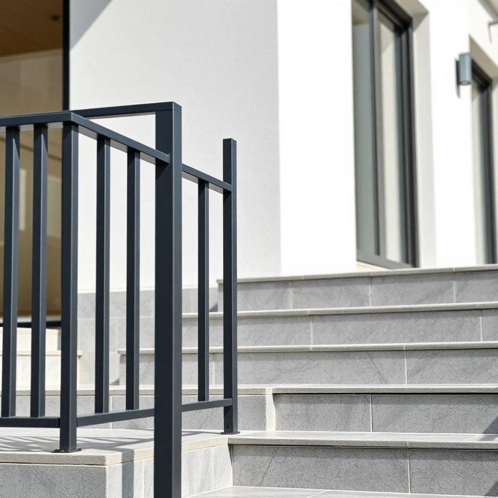 Balustrada na schody zewnętrzne