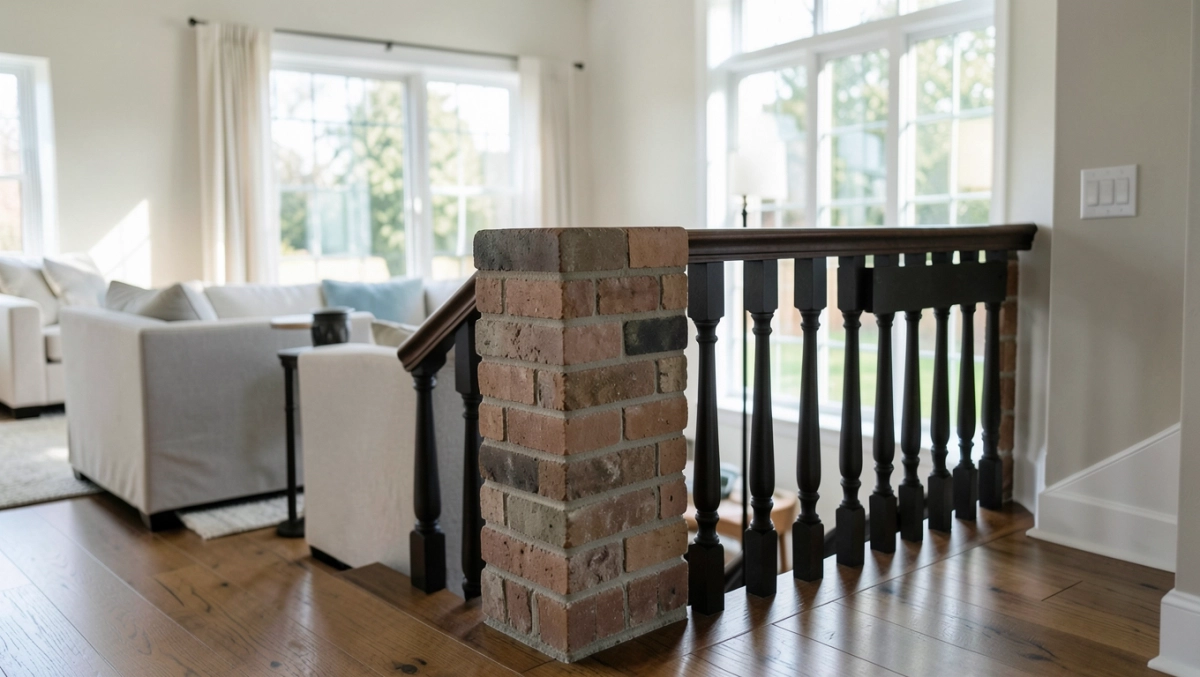 balustrada pełna murowana