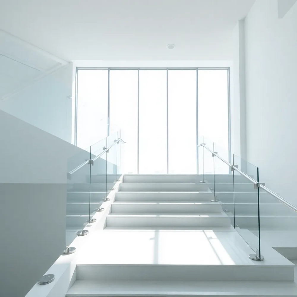 Balustrada szklana na rotulach