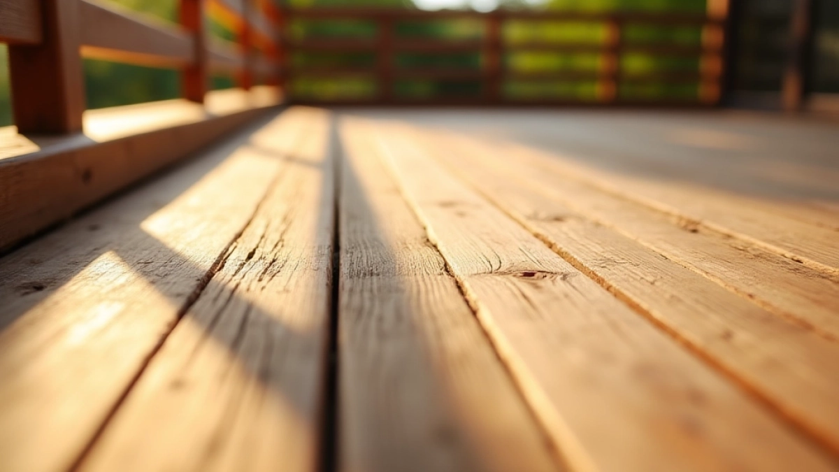 balustrada z desek tarasowych