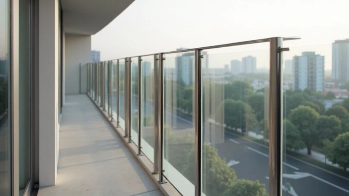 Balustrady balkonowe pionowe