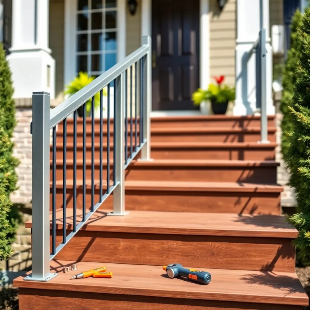 Balustrady na schody zewnętrzne do samodzielnego montażu