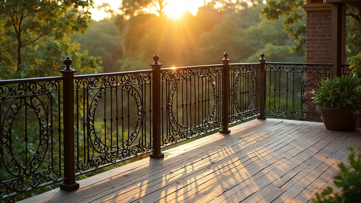 Balustrady na taras metalowe