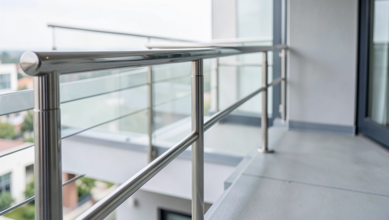 Balustrady stalowe na antresolę