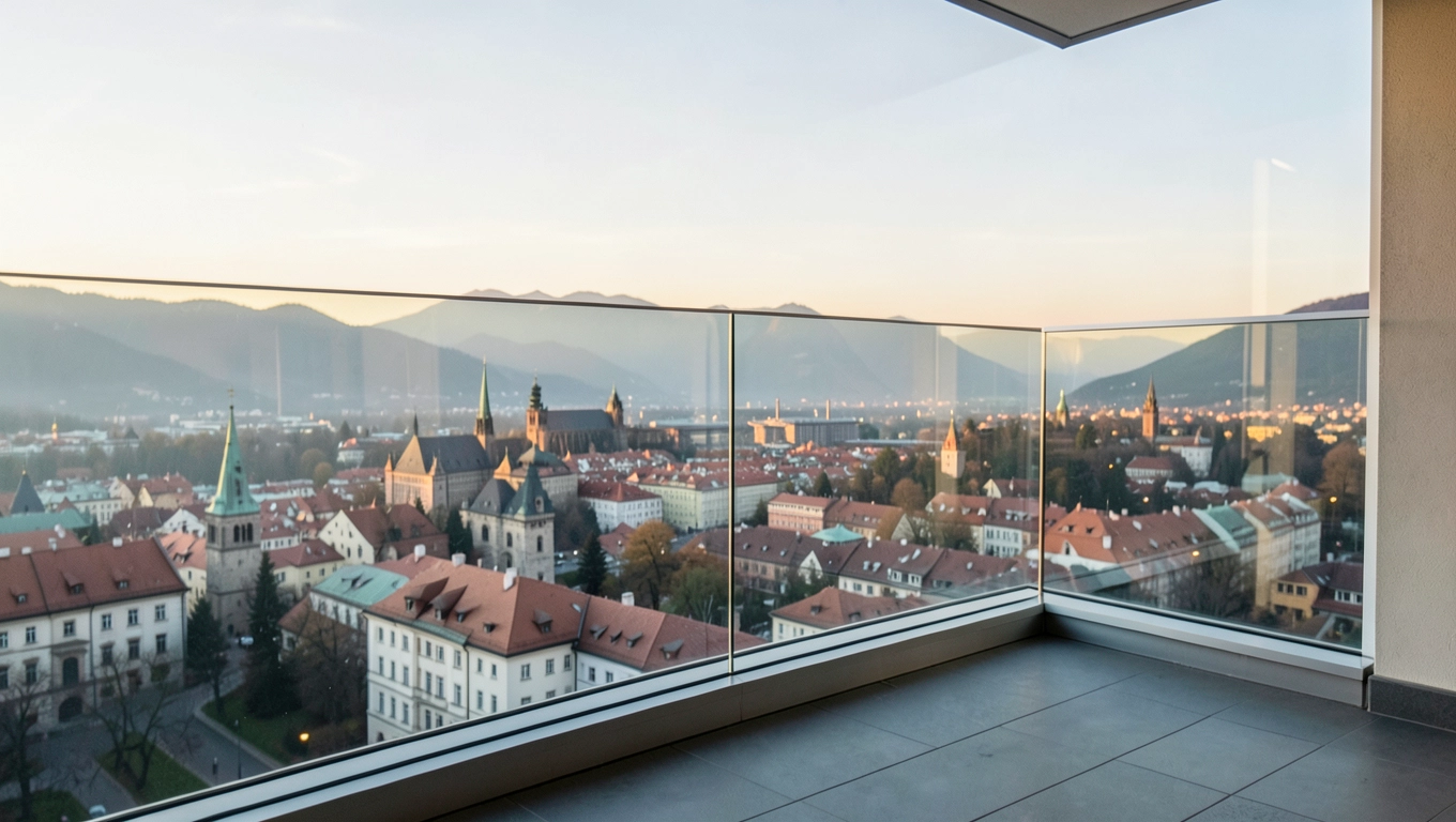 Balustrady szklane balkonowe w Małopolsce