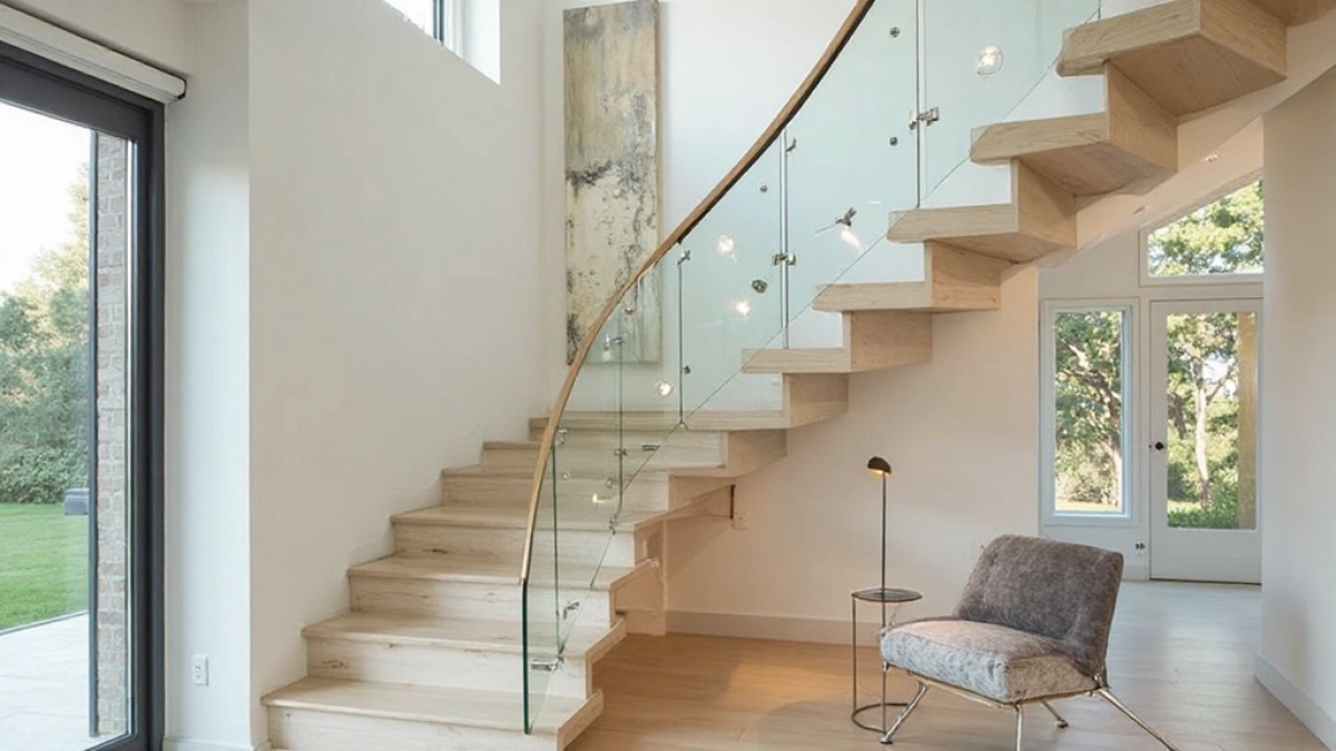 balustrady szklane schodowe