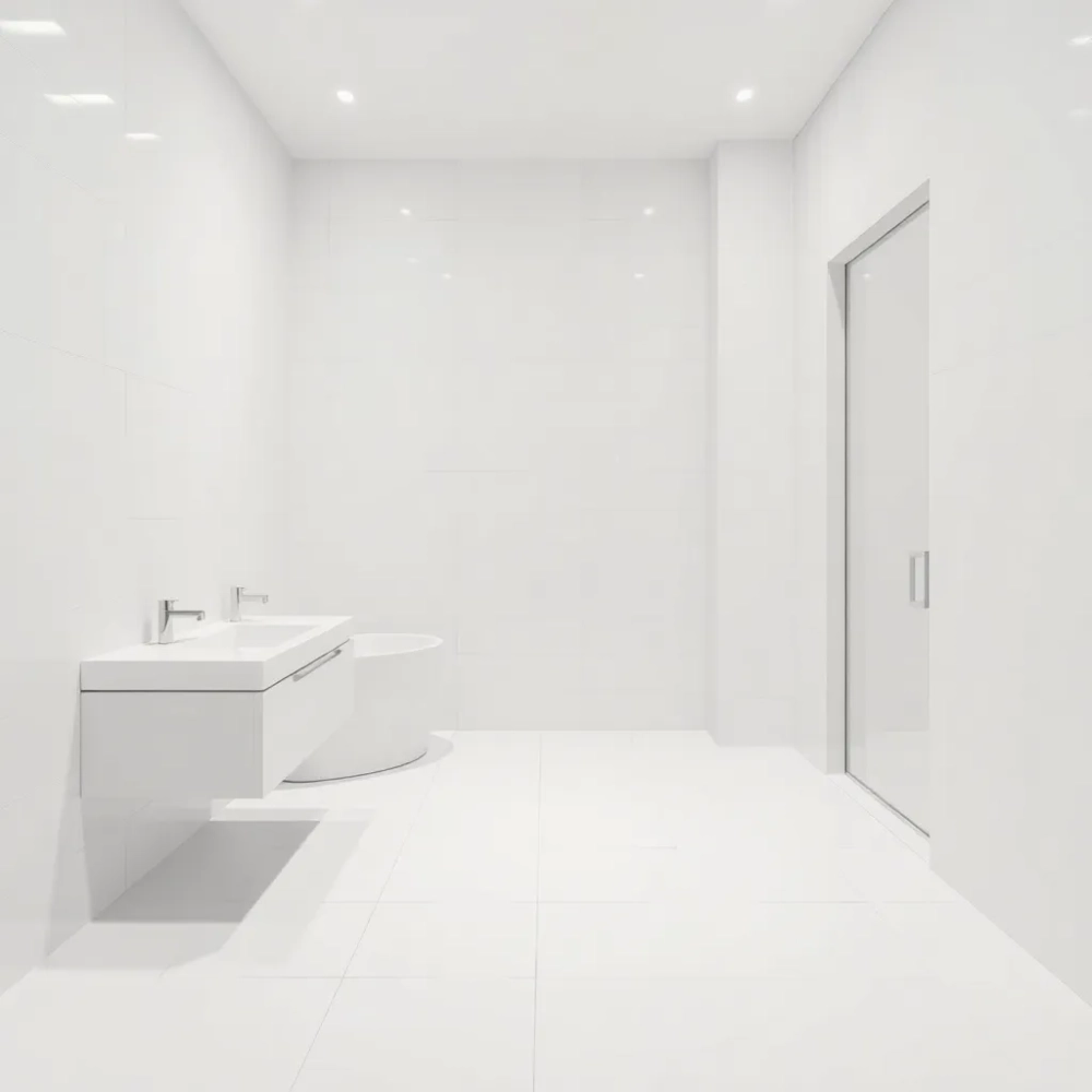 Białe płytki do łazienki 120x60