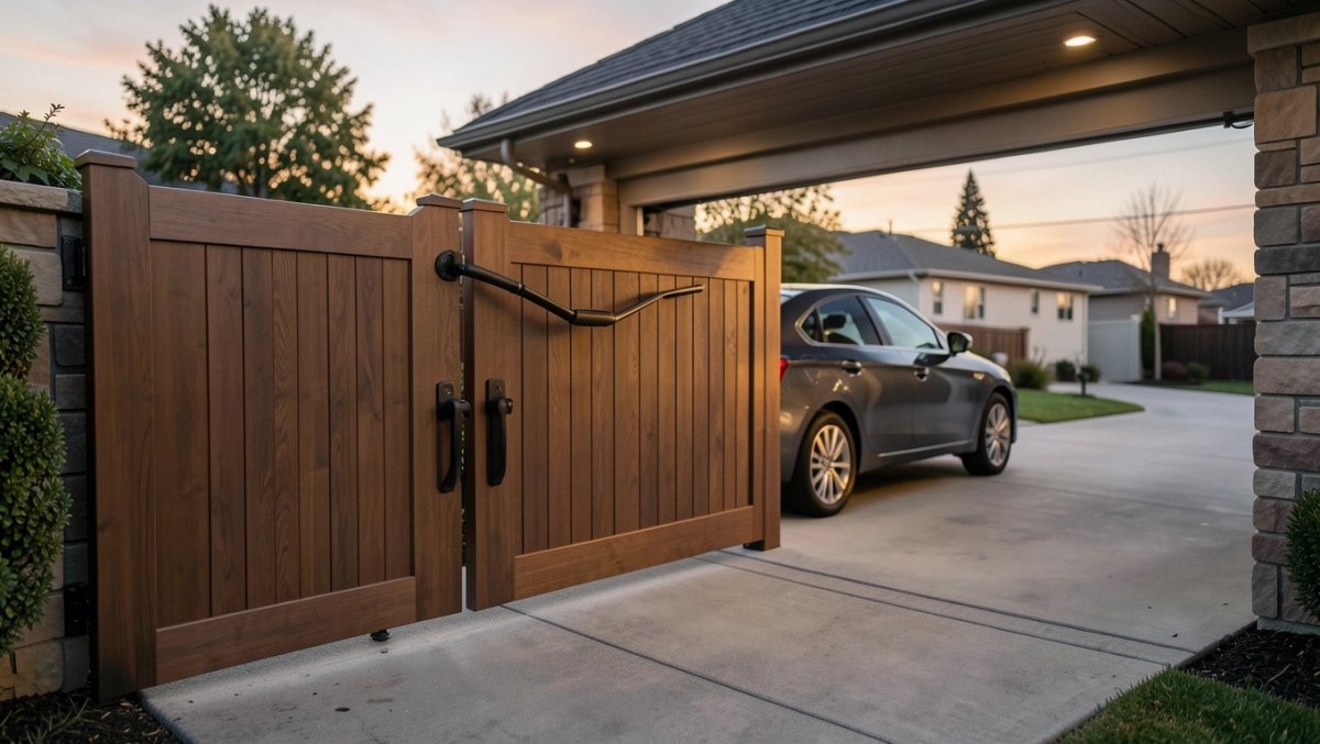 brama garażowa dwuskrzydłowa z napędem