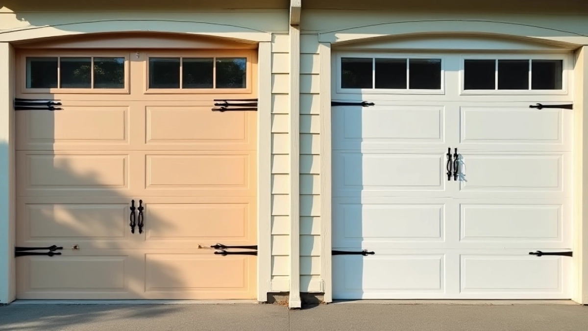 brama garażowa malowana czy okleina