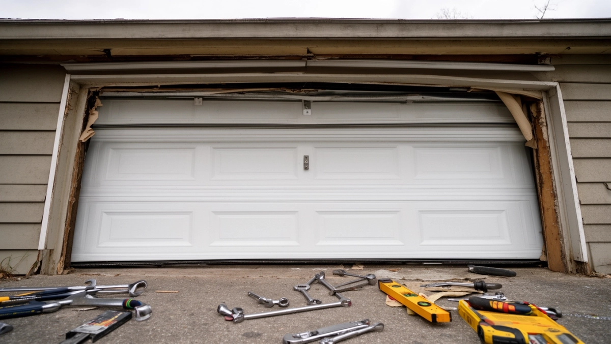 brama garażowa uchylna montaż