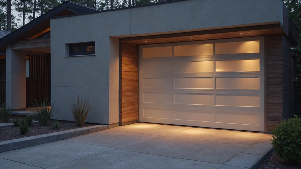 brama garażowa uchylna z automatem