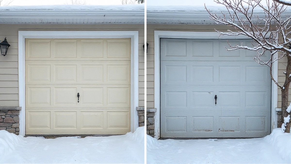 brama garażowa z ociepleniem czy bez