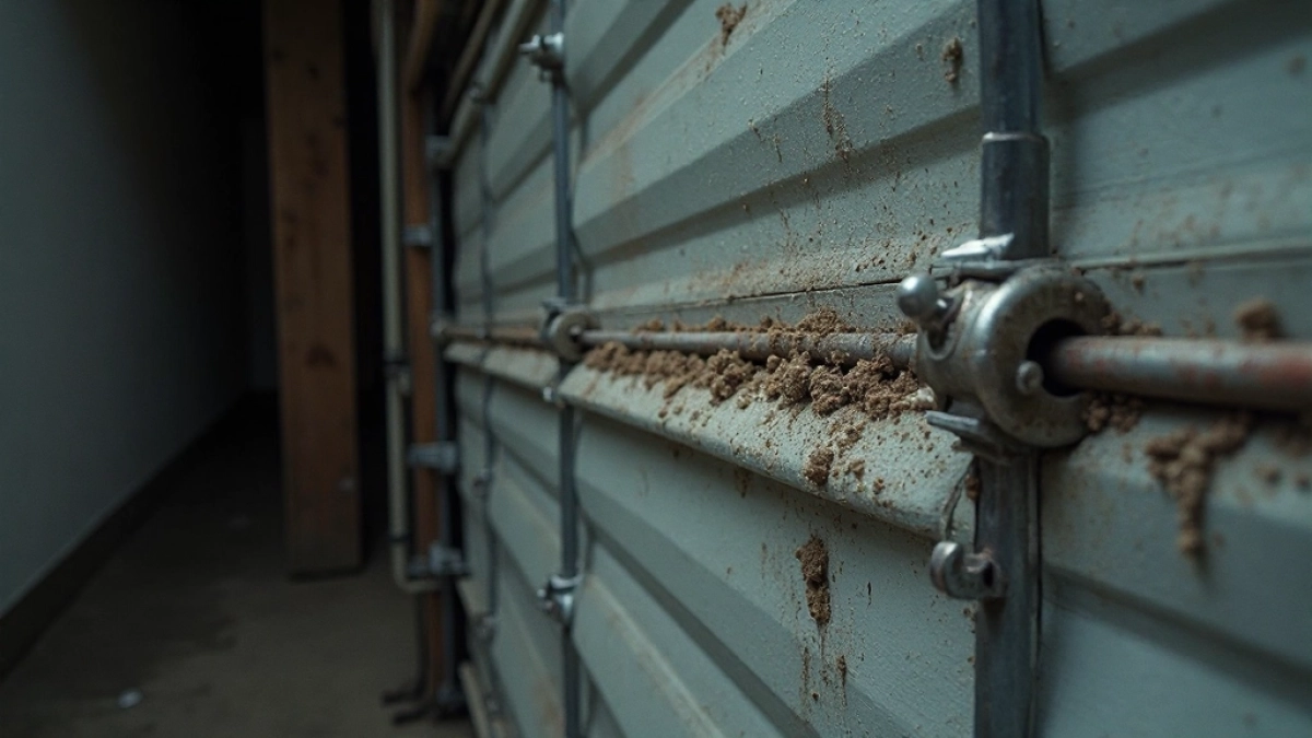 brama garażowa zatrzymuje się