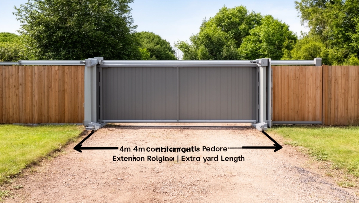 brama przesuwna 4m ile miejsca