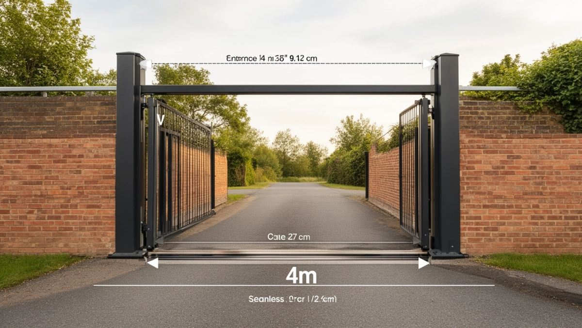 brama przesuwna 4m wymiary