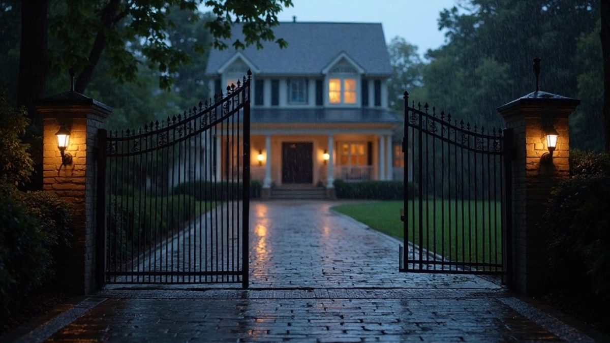 brama wjazdowa z napędem