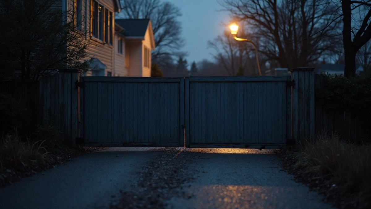 brama zatrzymuje się