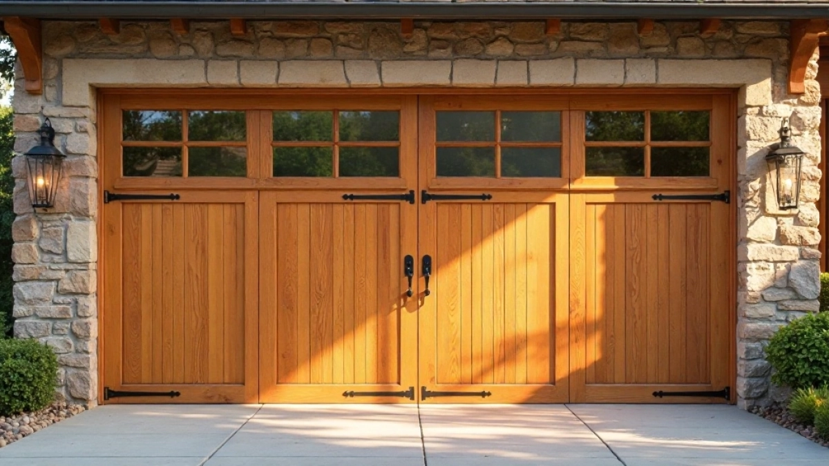 Bramy garażowe drewniane dwuskrzydłowe ceny