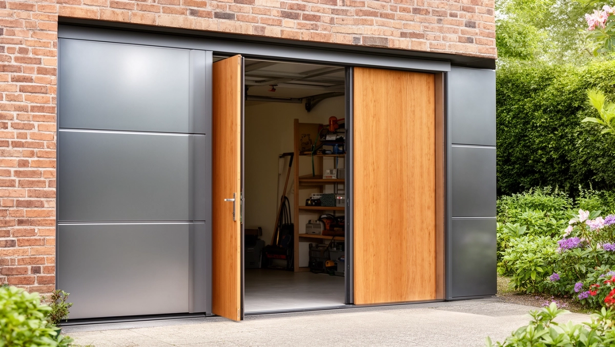 Bramy garażowe z drzwiami wejściowymi