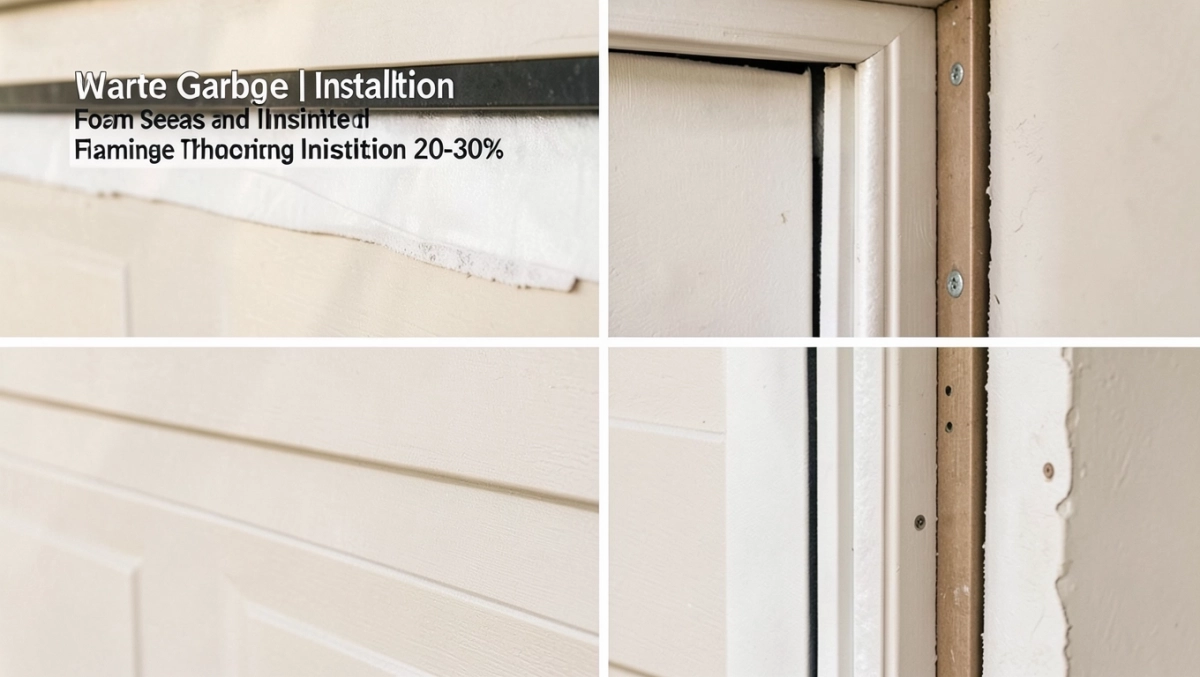 Ciepły montaż bramy garażowej