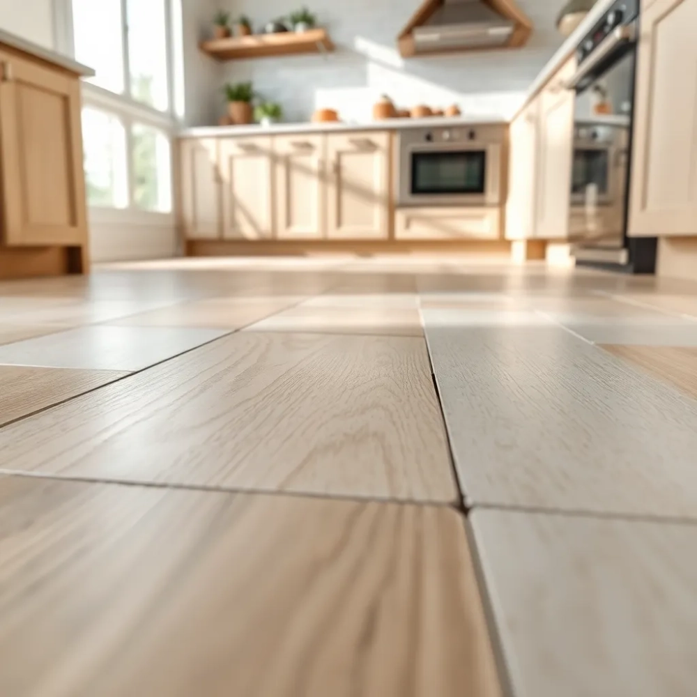 Co na podłogę w kuchni na stare płytki