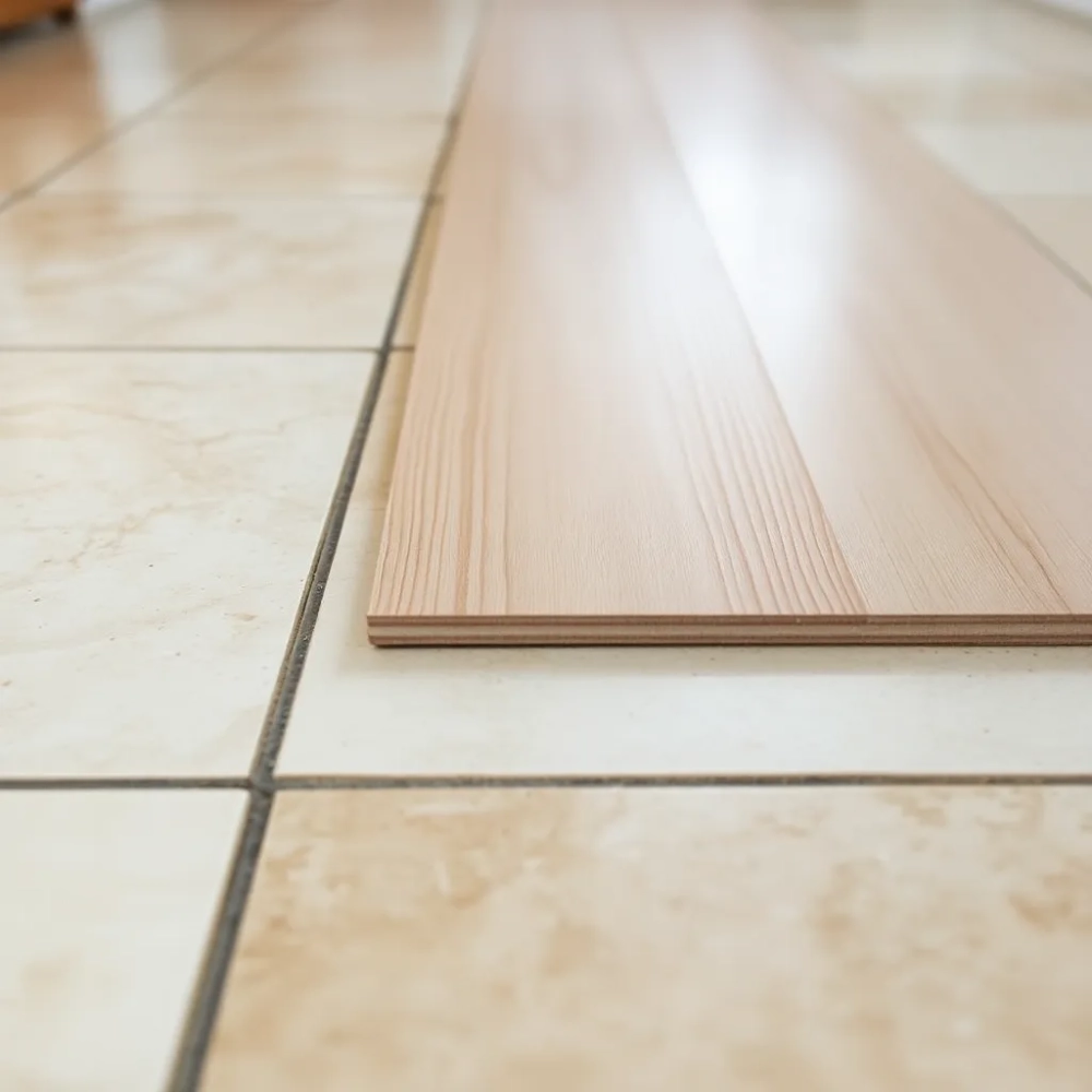 Czy na płytki można położyć panele laminowane