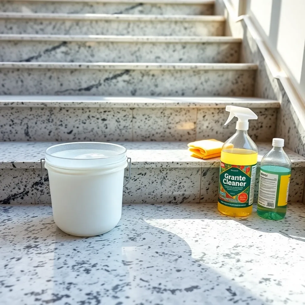 Czym myć schody granitowe