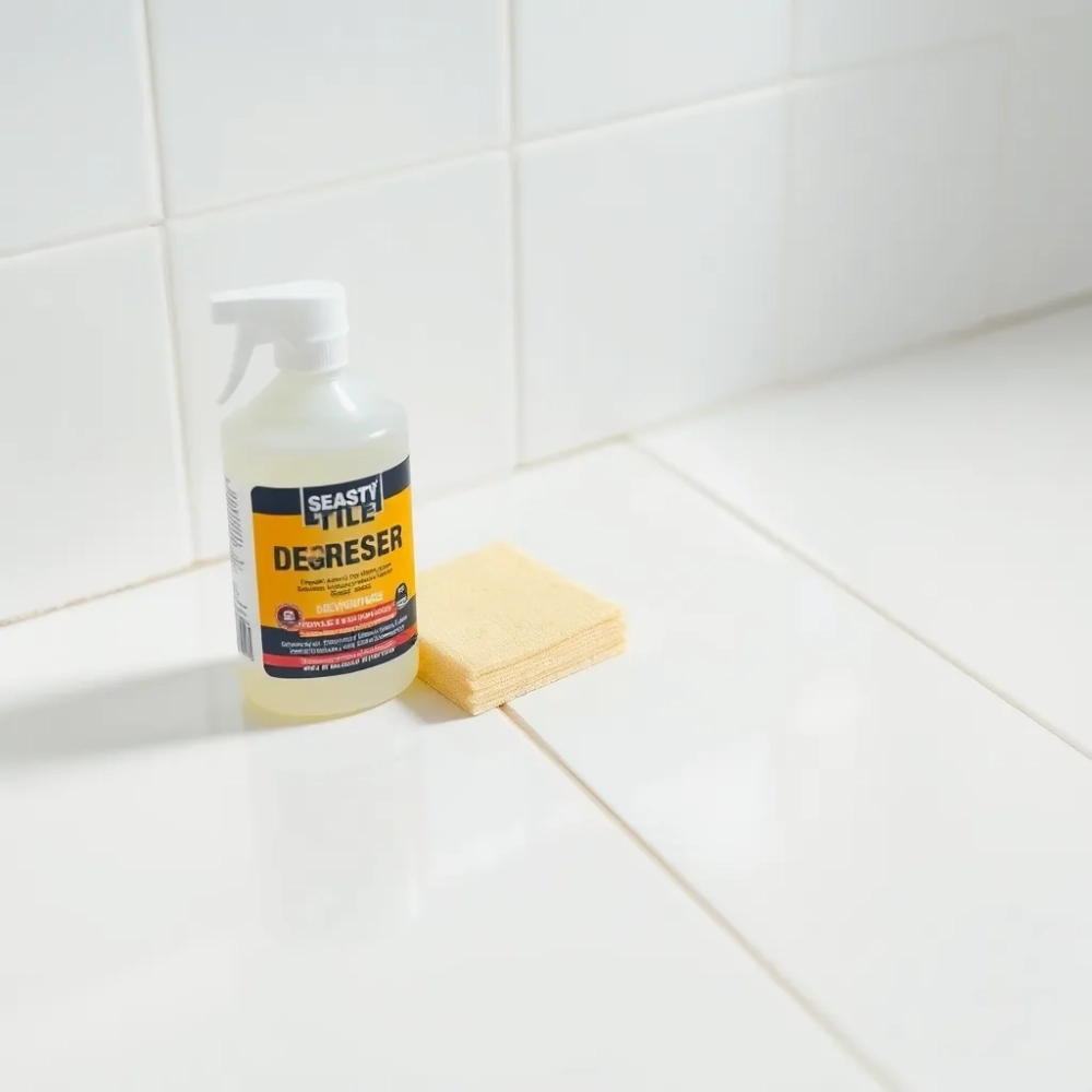 Czym odtłuścić płytki przed malowaniem