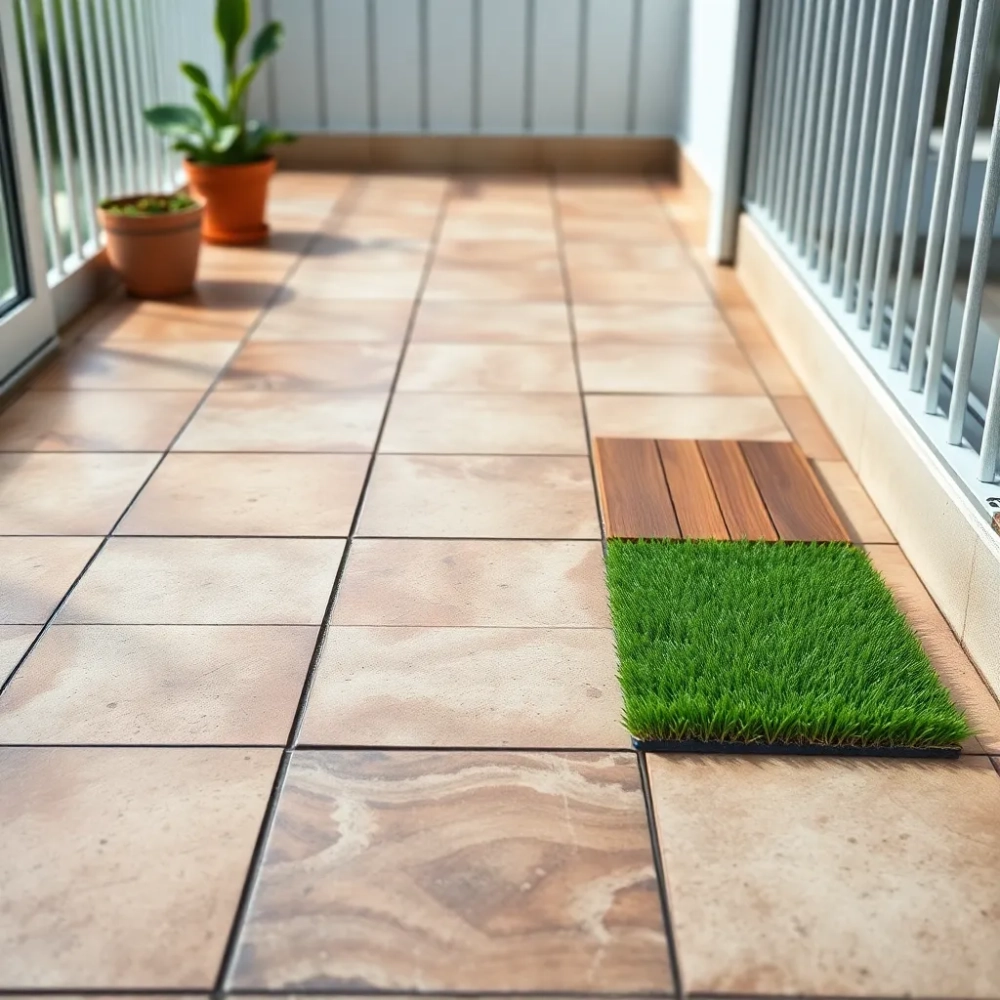 Czym przykryć stare płytki na balkonie