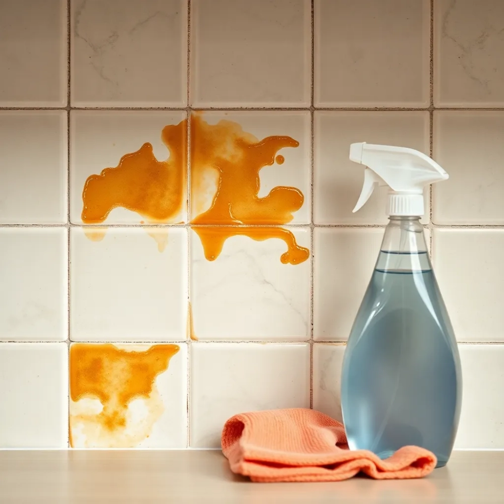 Czym umyć tłuste płytki w kuchni