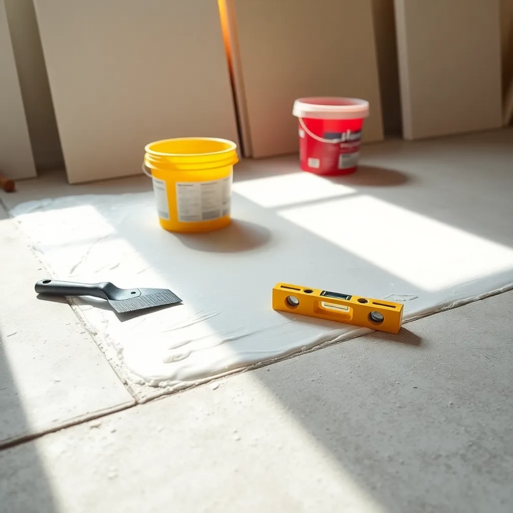 Czym wyrównać podłogę pod styropian