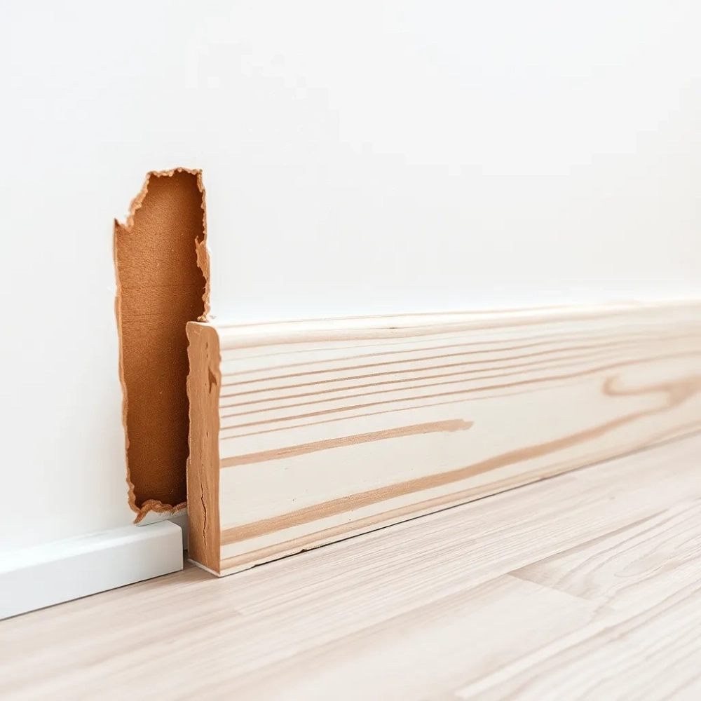 Demontaż listwy podłogowej