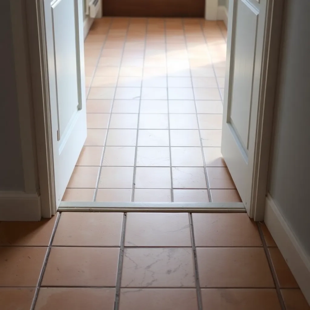 Dokąd kłaść płytki w drzwiach