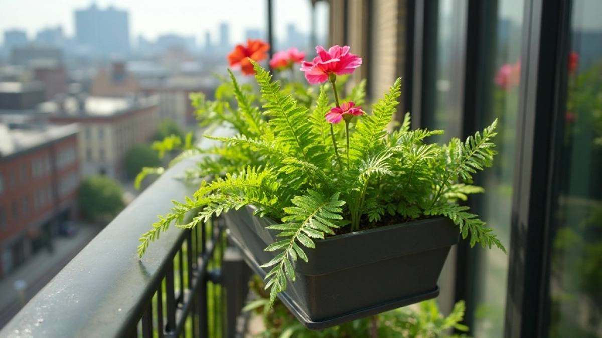 Doniczka balkonowa na balustradę