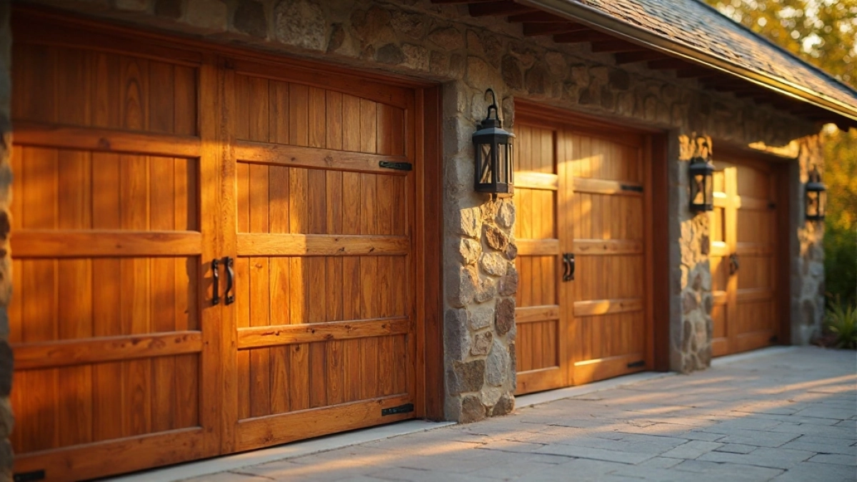 drewniane bramy garażowe