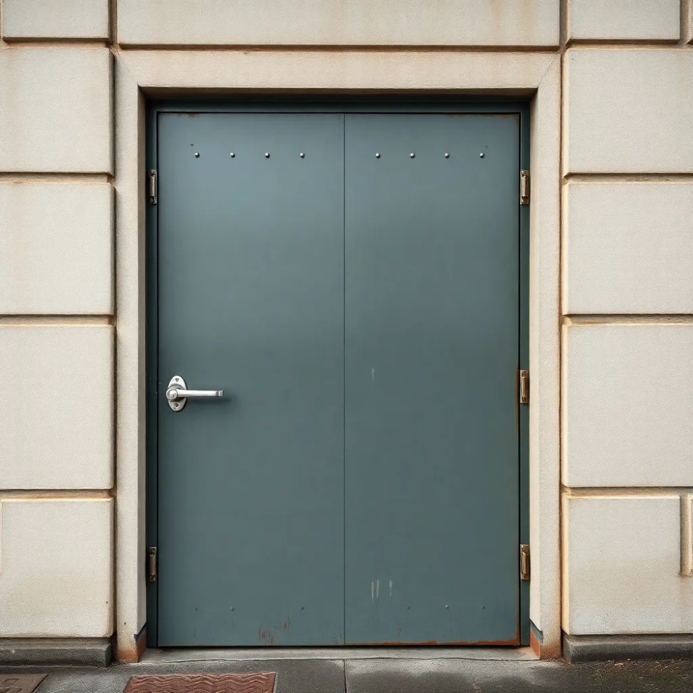 Drzwi do kotłowni zewnętrzne