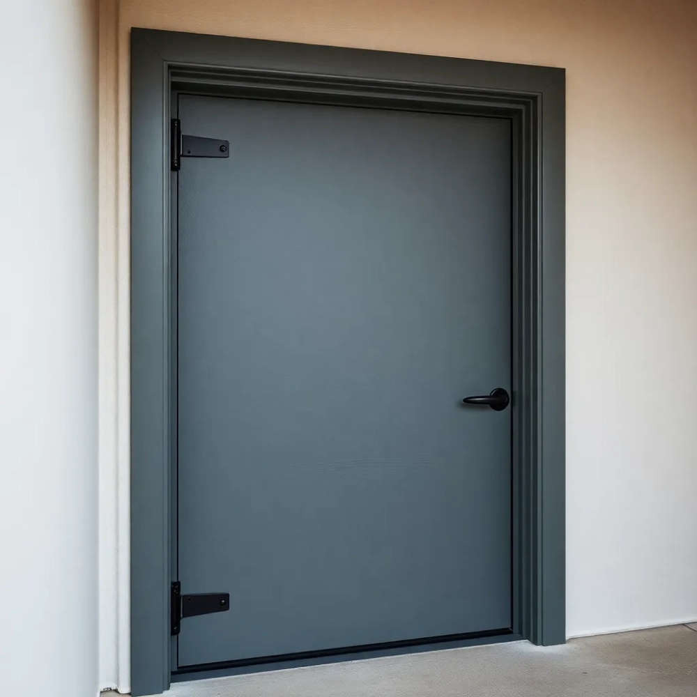 Drzwi do piwnicy z ościeżnicą