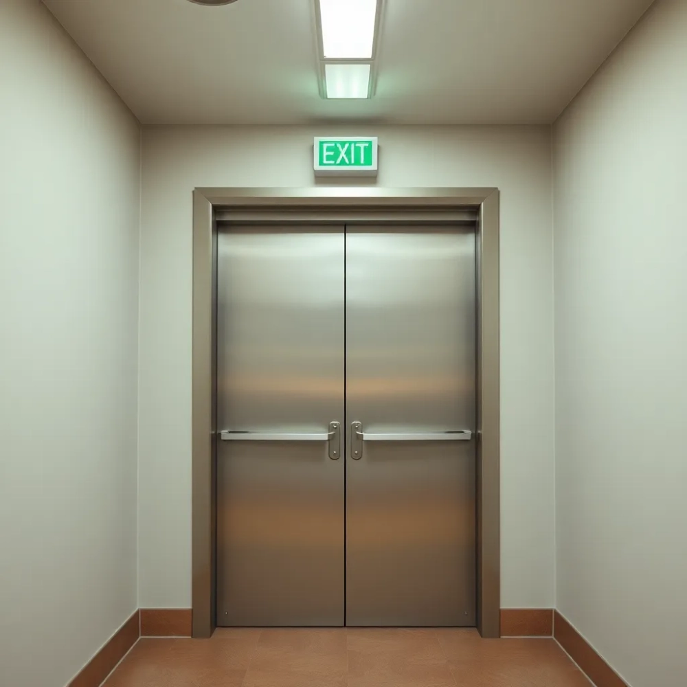 Drzwi ewakuacyjne wysokość