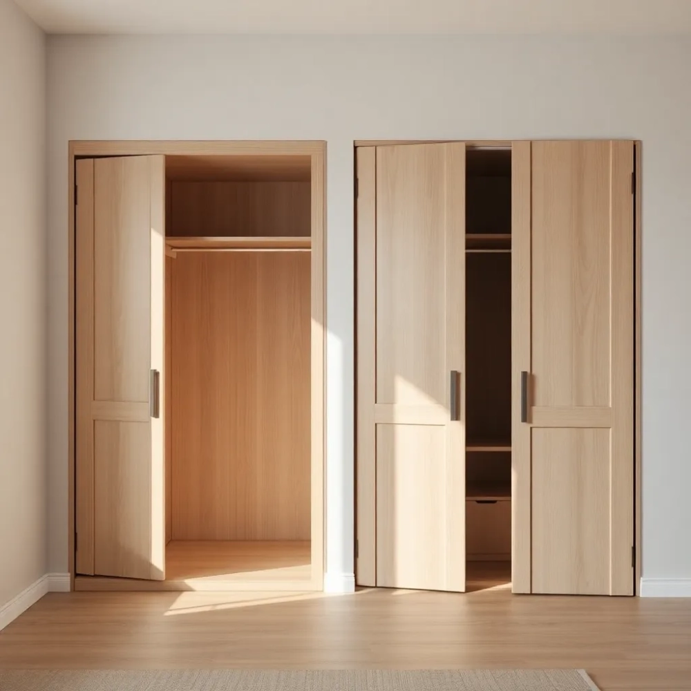 Drzwi przesuwne czy otwierane w szafie