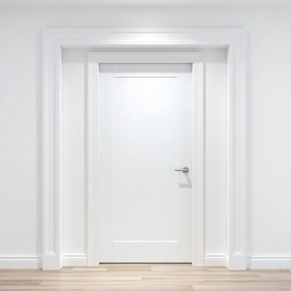 drzwi wewnętrzne białe z ościeżnicą