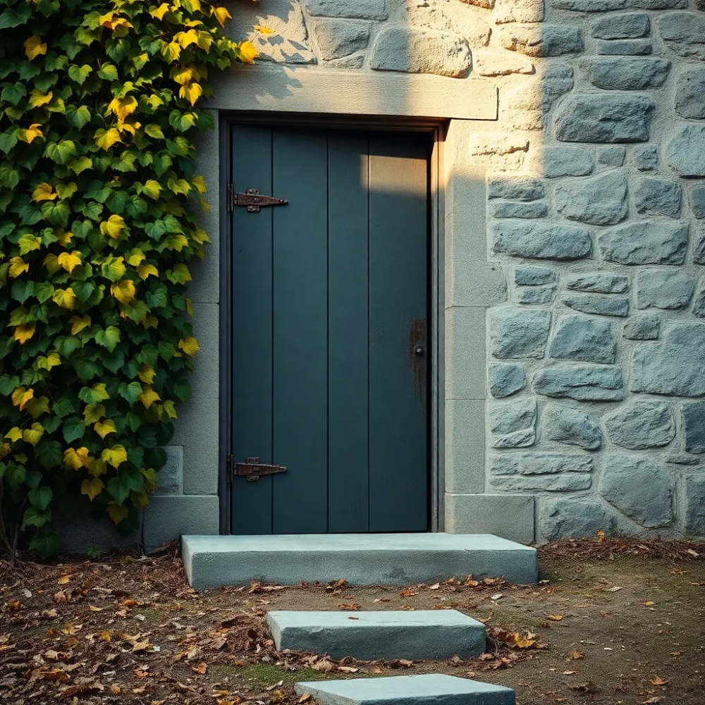 Drzwi zewnętrzne do piwnicy