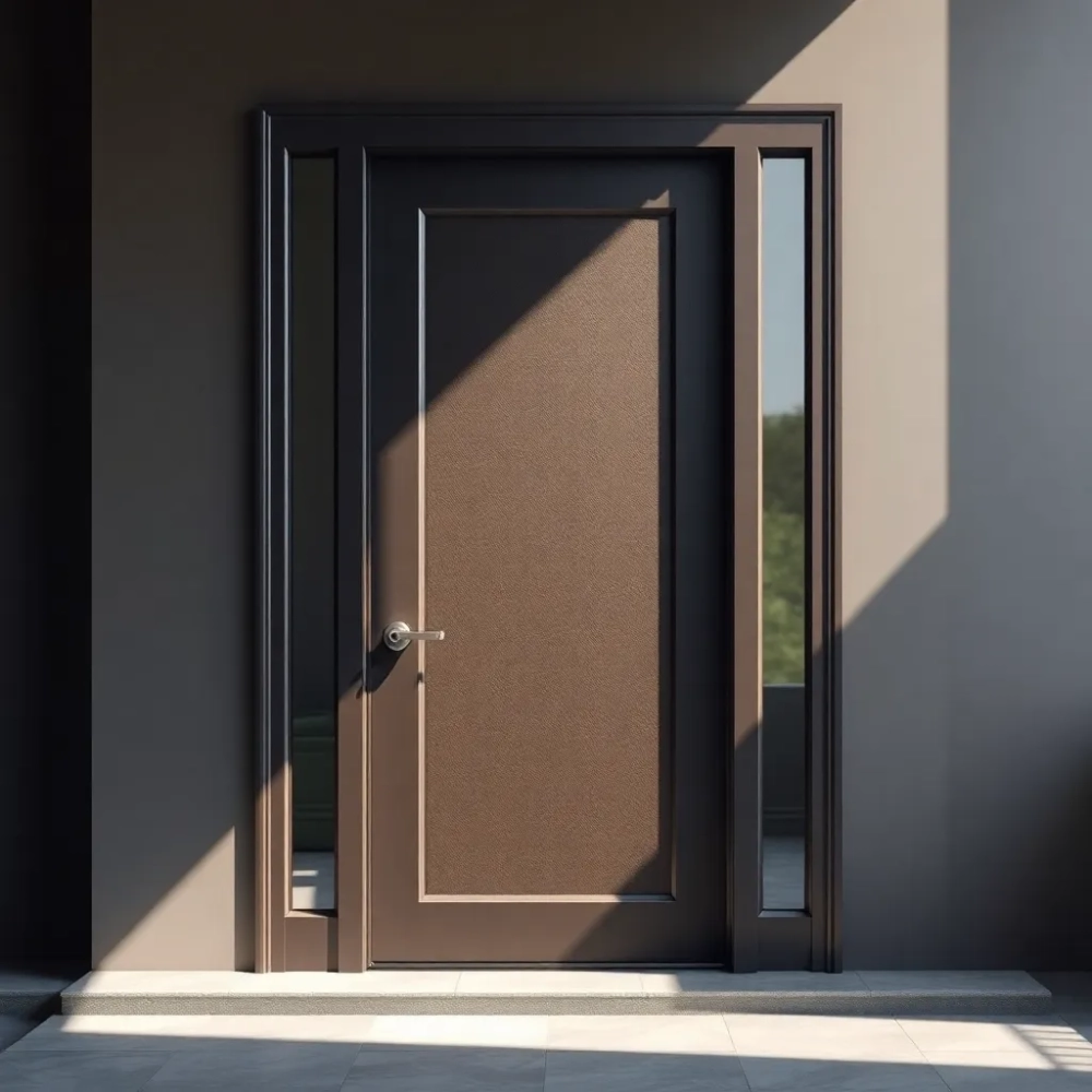 Drzwi zewnętrzne stalowe z ościeżnica