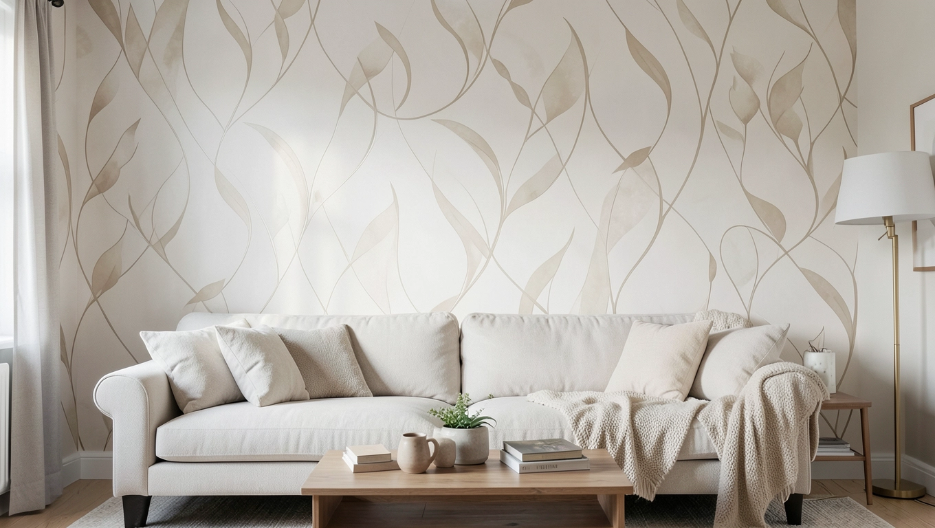 Flizelinowe zmywalne fototapety salon